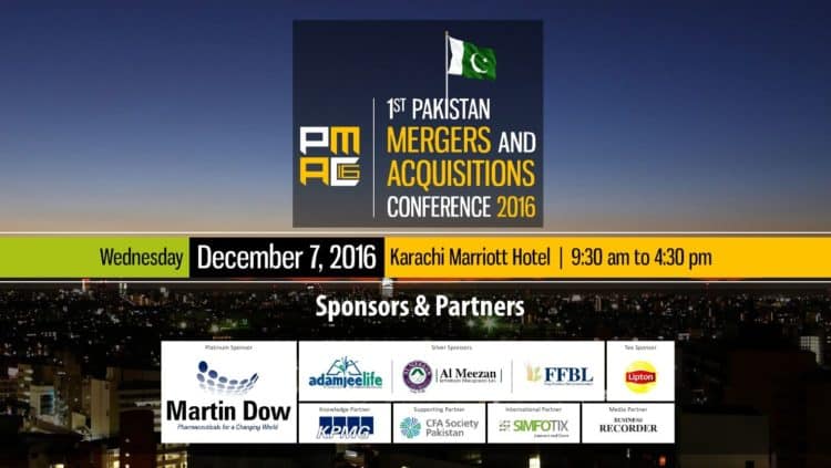 TerraBiz To Hold 1st Pakistan Mergers & Acquisitions Conference 2016 on Wednesday