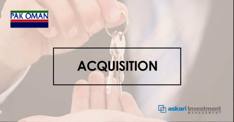 ​Askari Bank’s Subsidiary Acquired By Pak Oman Asset Management for Rs 551 Million