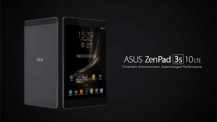 ASUS Zenpad 3S 10 LTE is an Ultra-thin Tablet with 2K Screen, Stylus & More
