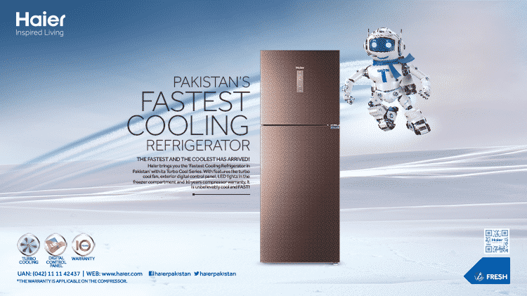 Haier Launches Turbo Cool Refrigerator in Pakistan
