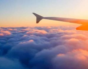 plane, airliner, skies