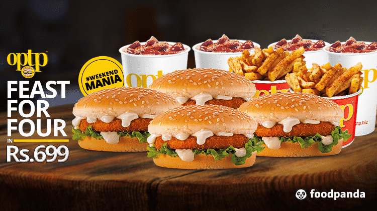 foodpanda & OPTP Bring the Perfect Meal for 4 for Just Rs. 699