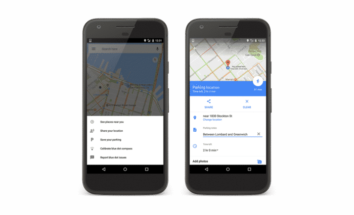 Google Maps Now Remembers Where You Parked Your Car