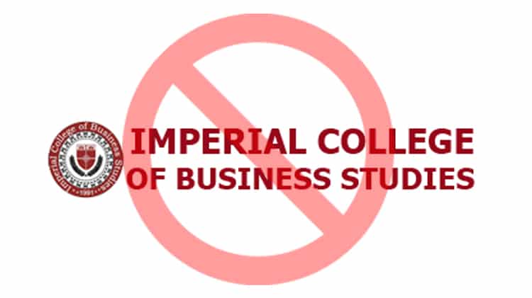 HEC Bans Imperial College of Business Studies