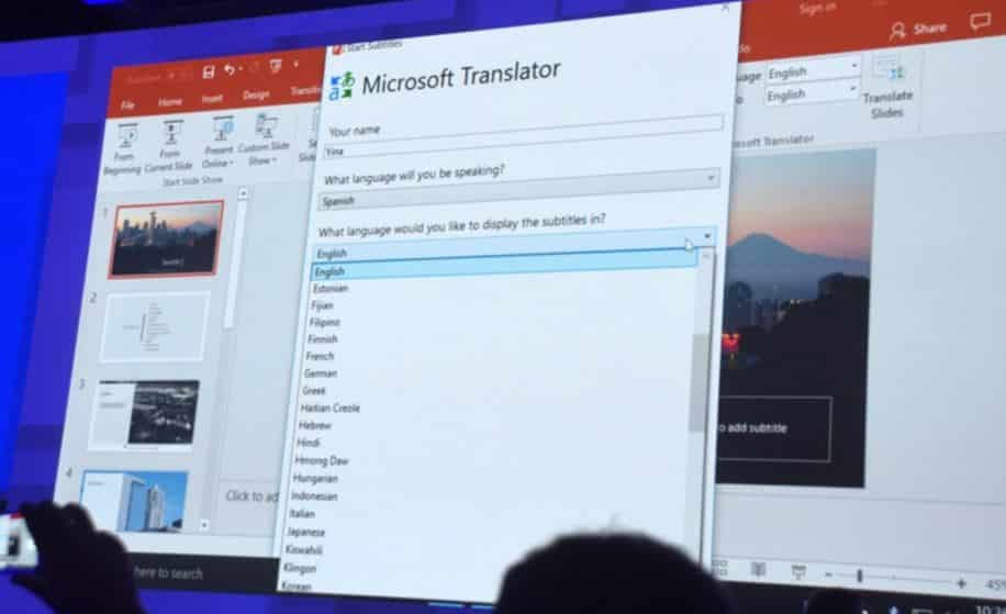 Microsoft Powerpoint Will Soon Be Able to Translate in Real Time