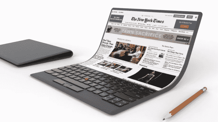 Lenovo Reveals Concept for a Foldable Laptop
