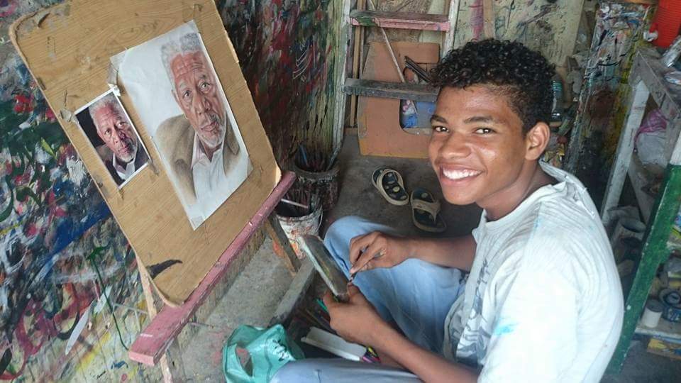 This Teen Painter from Lyari is Capturing Hearts and Minds with His Art