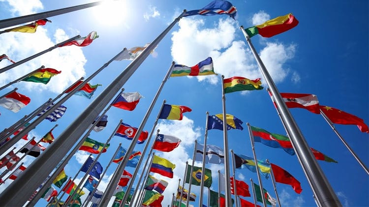 wto, flags, countries