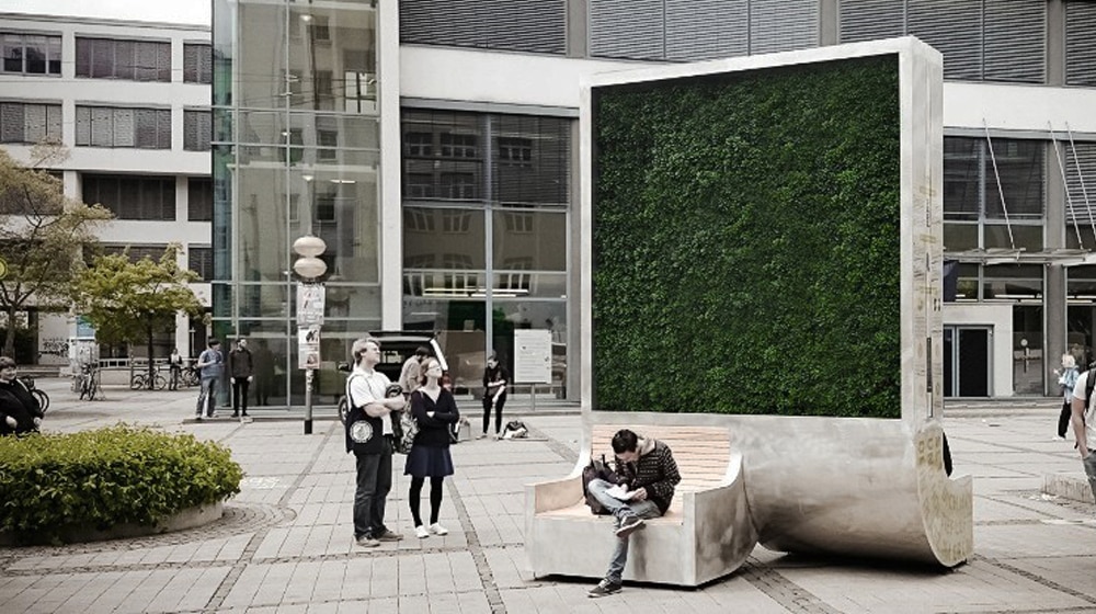 This Mobile ‘CityTree’ Can Minimize Air Pollution