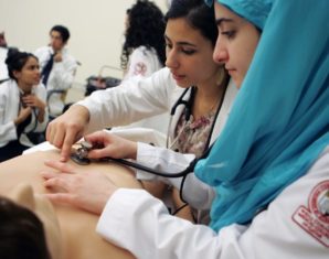 female medical student