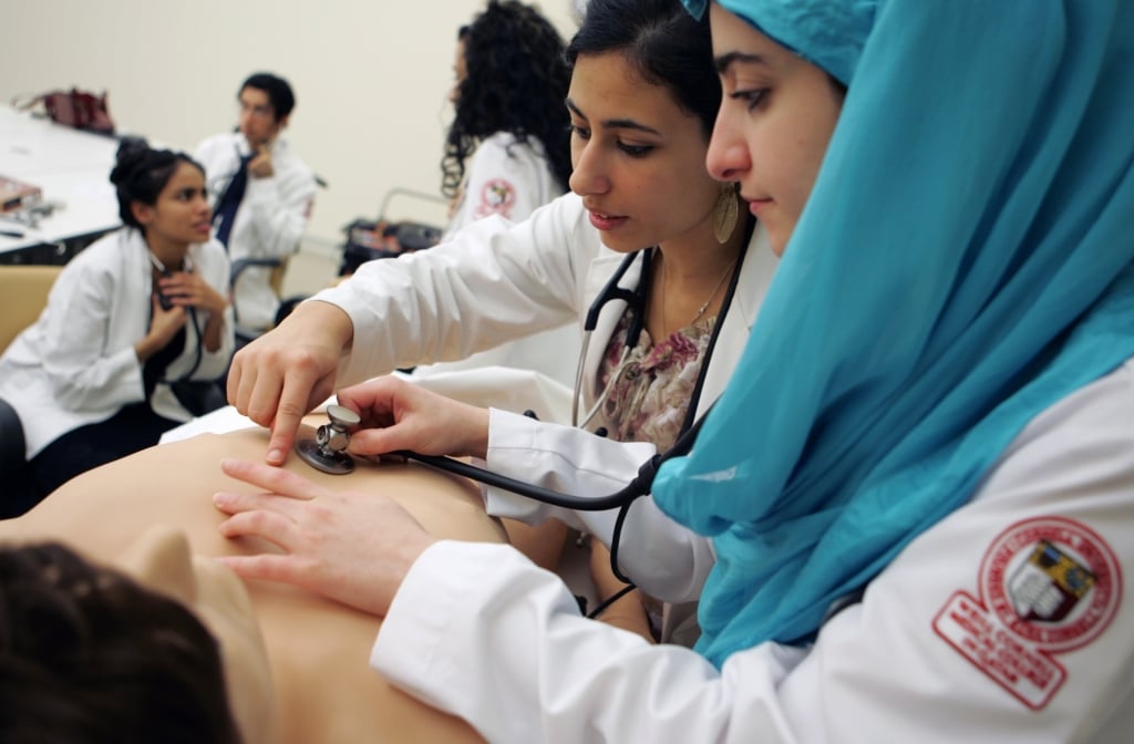 female medical student