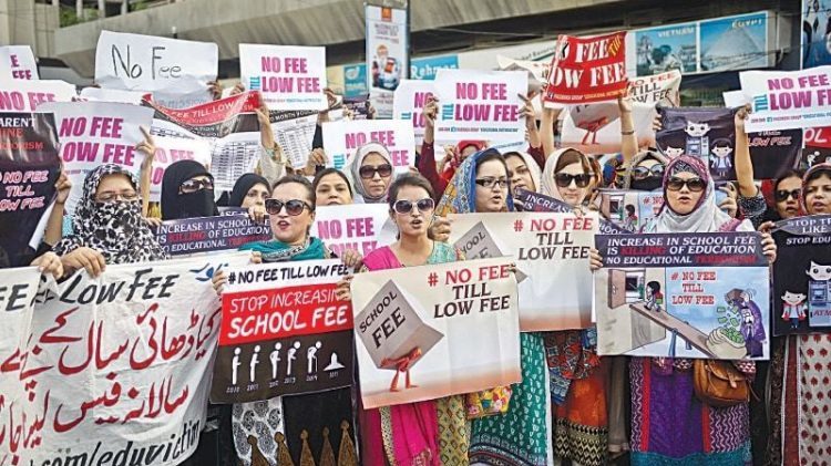 Parents Protest Against Hike in School Fee