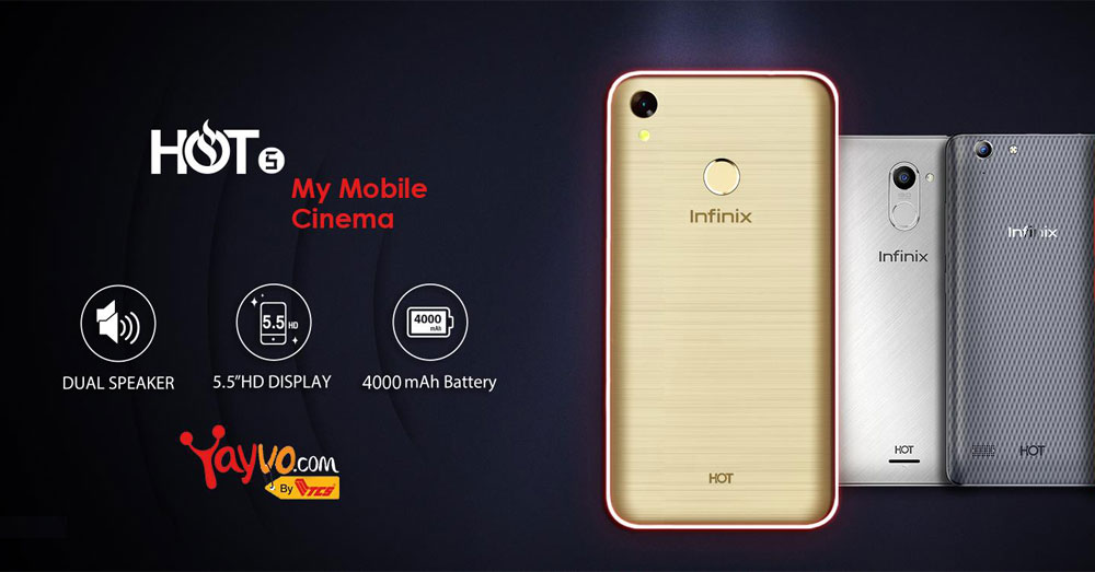 Infinix Launches its Hot 5 Smartphone on Yayvo for Just Rs. 13,499
