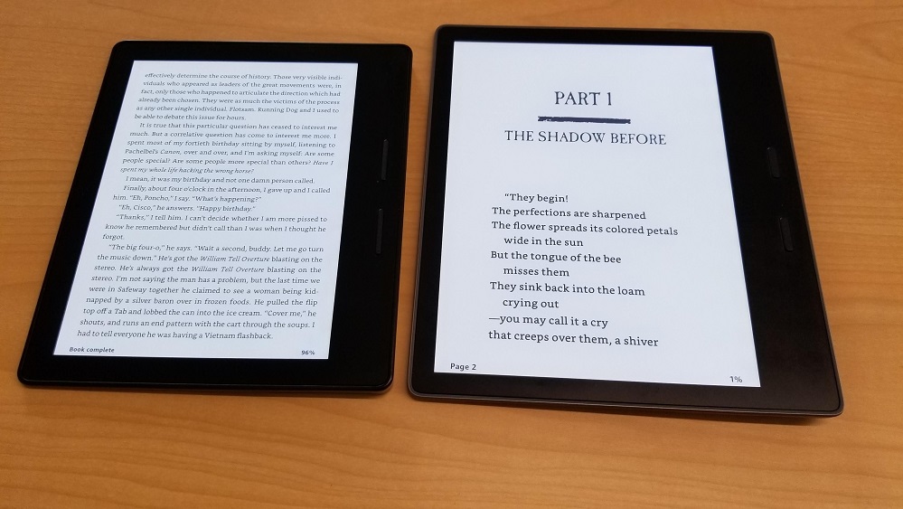 Amazon’s New Kindle Oasis is Larger & Water Resistant