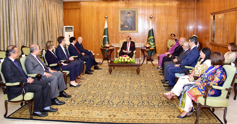 CEO Telenor Group Visits Pakistan, Calls on President Mamnoon Hussain