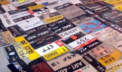 universal number plates