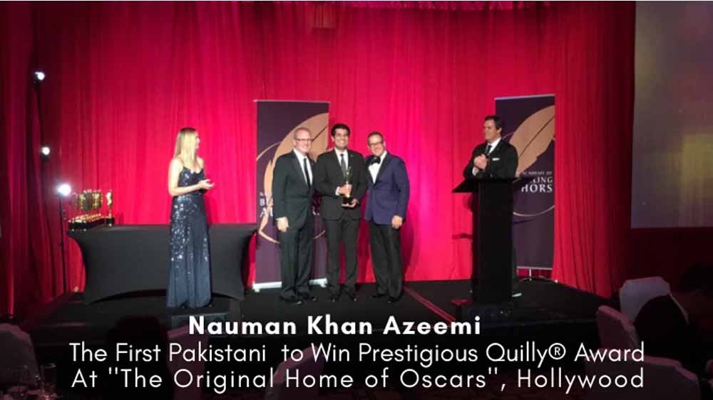 Pakistani Wins Quilly Award for Best-Selling Book