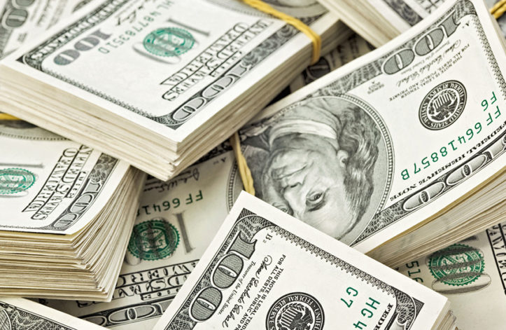 US 100 dollars currency notes
