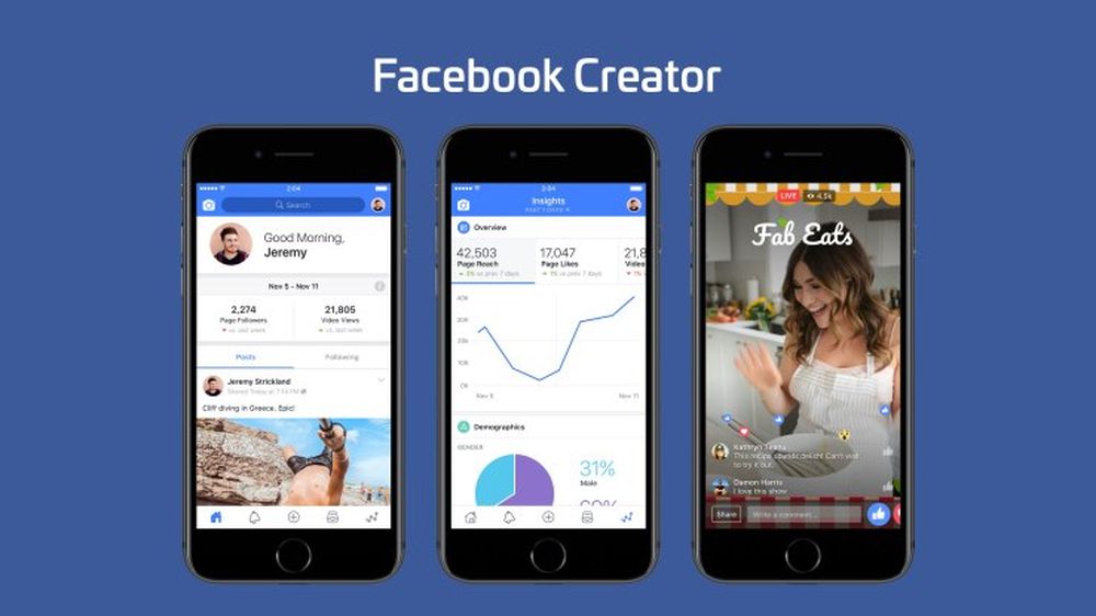 Facebook Creator App Lets Anyone Become a Video Maker