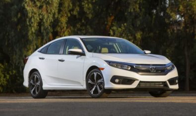 honda civic 2016 white exterior front
