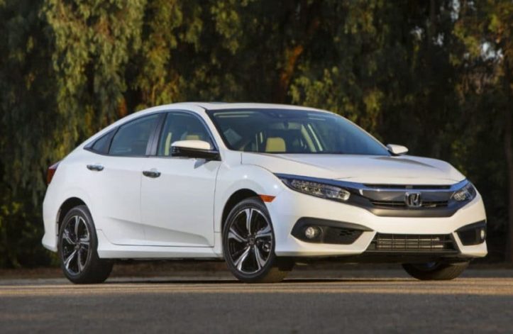 honda civic 2016 white exterior front