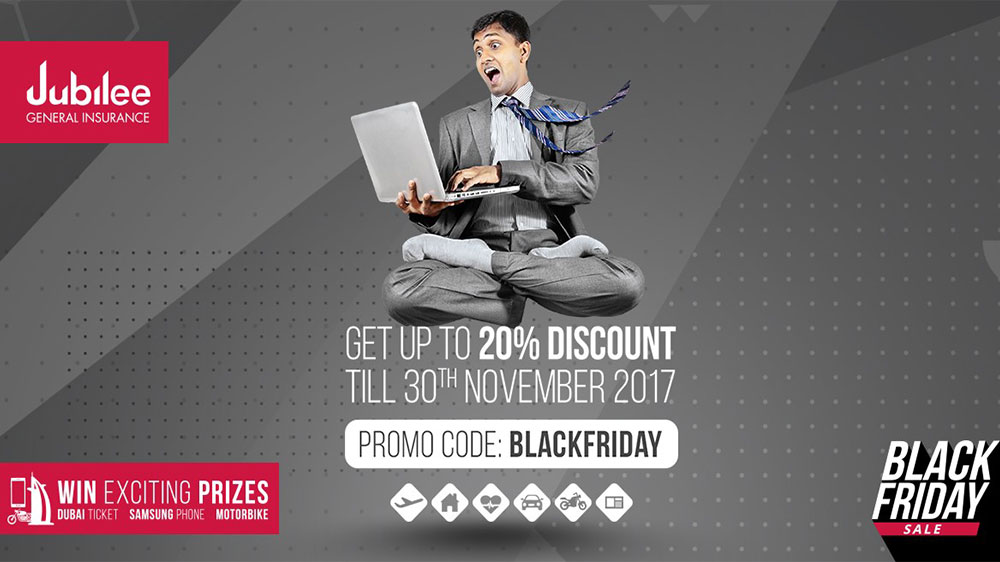 Get Upto 20% Off on Jubilee Insurance This Black Friday