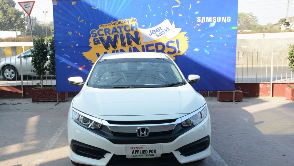 Samsung Gives Away Honda Civic to a Lucky Winner