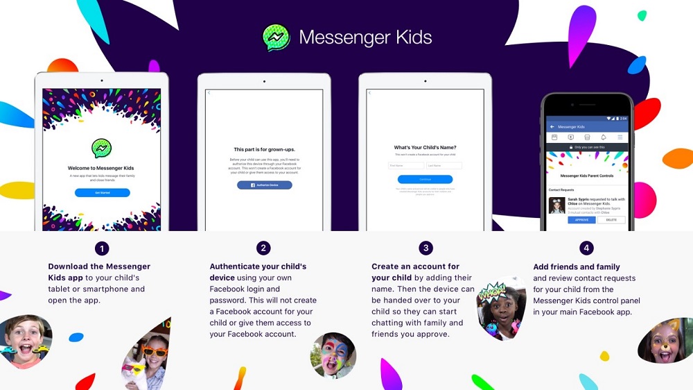 Facebook Launches a Messenger App for Kids