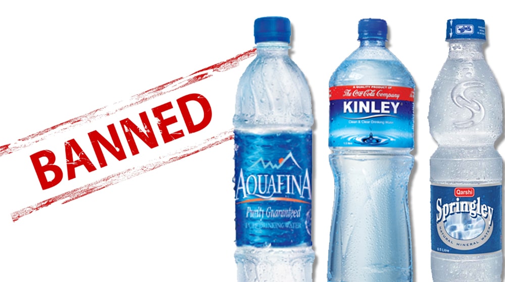 Fake Kinley water bottles on sale!