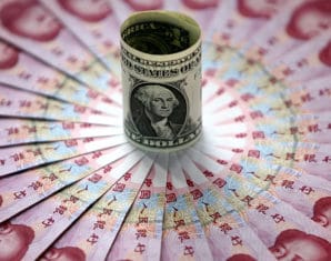 US Dollar on Chinese Yuan
