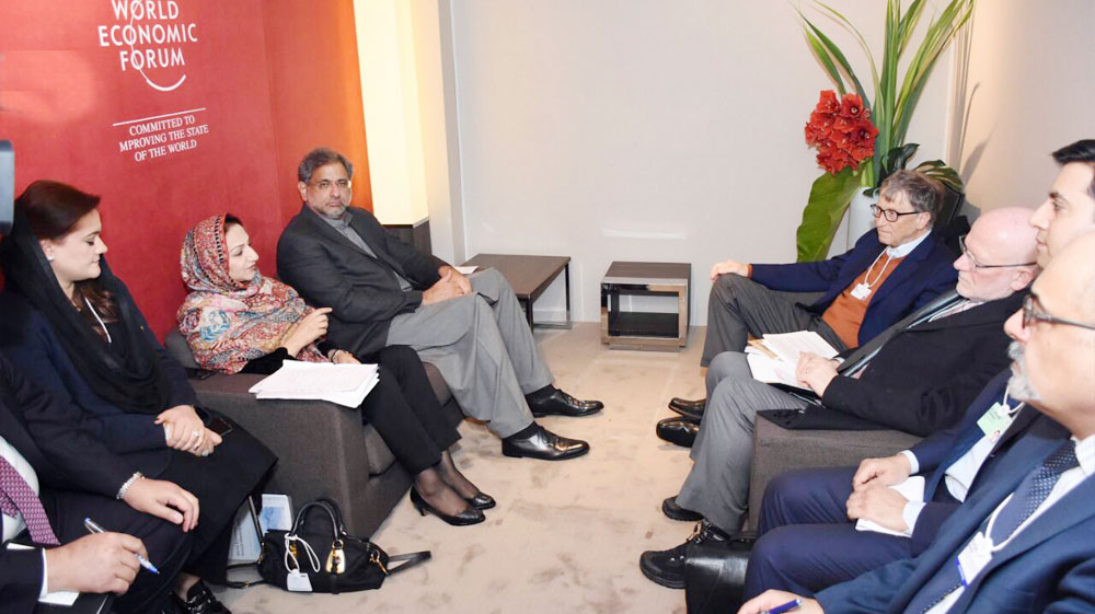 PM Abbasi Meets Top Tech Leaders at World Economic Forum