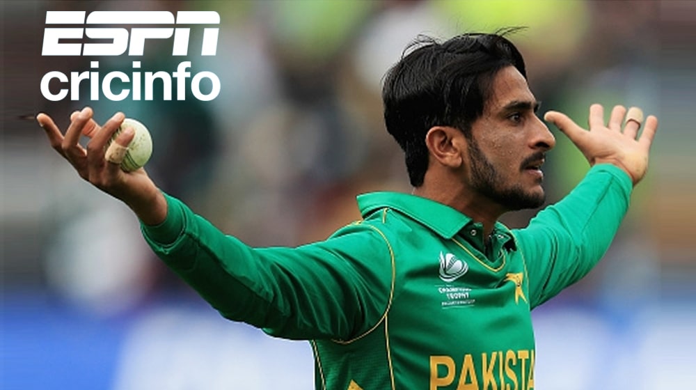 Hasan Ali Named in ESPNcricinfo’s ODI & T20 Team of the Year