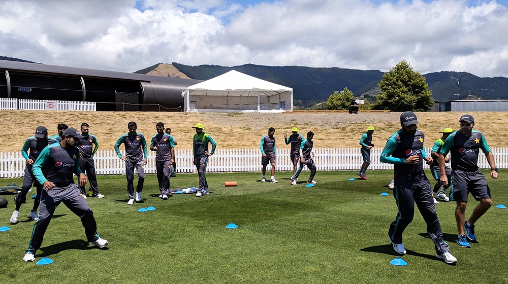 In Pictures: Pakistan Cricket Team Trains Ahead of New Zealand Tie