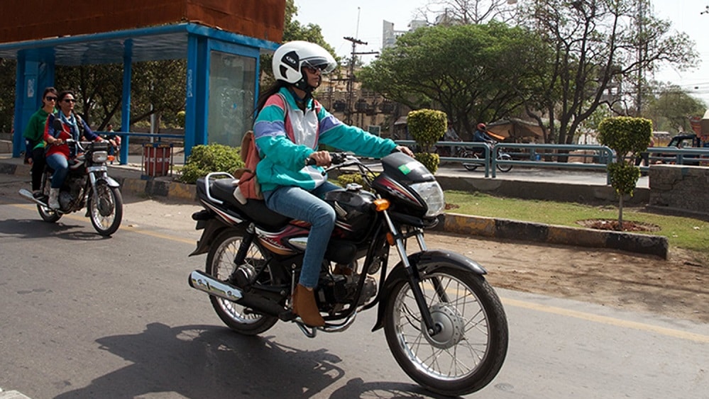 Sindh Govt to Teach Motorbike Riding to Female Students