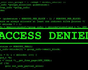 Access Denied in Green