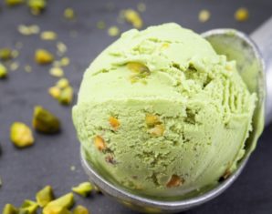 Android P Pistachio Ice Cream in Spoon