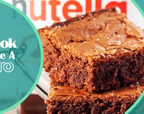 Nutella brownies recipe