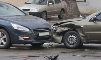Cars collide due to reckless driving