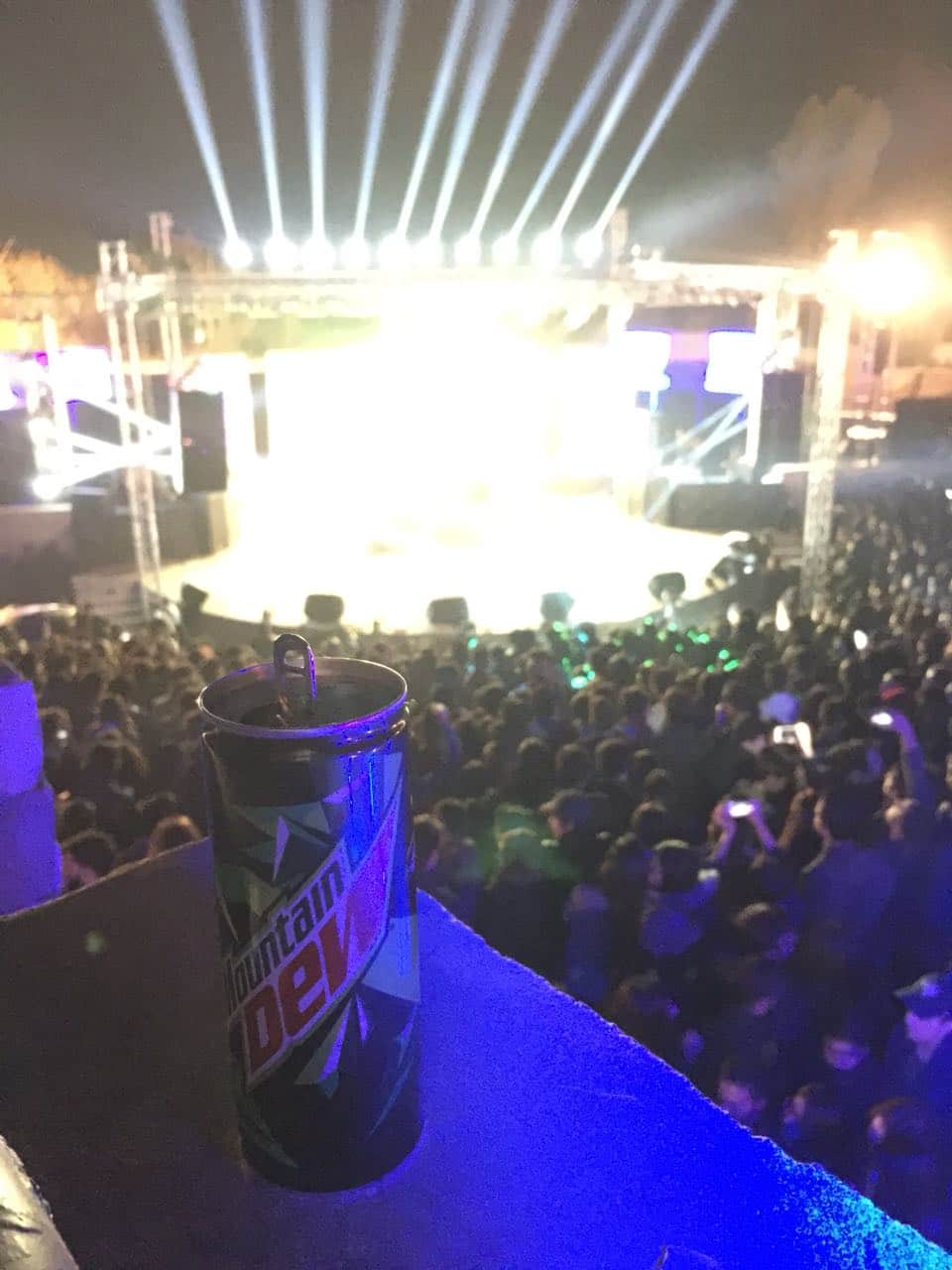 Dew Can in EDM Festival