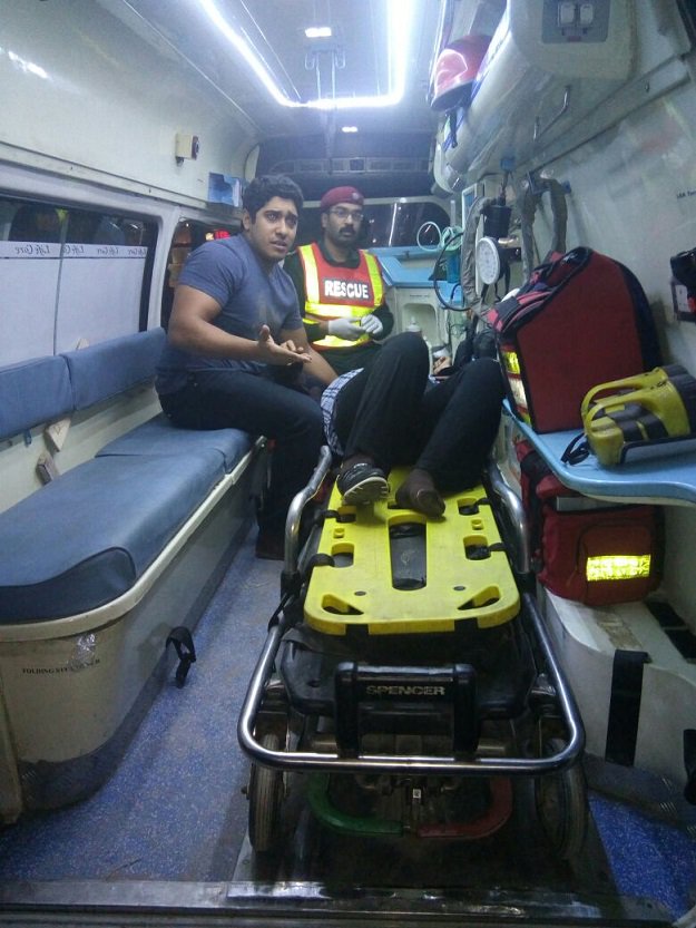Man in Ambulance