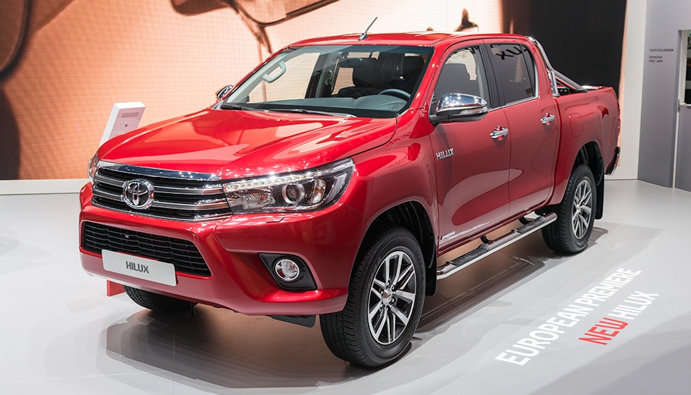 Red Hilux Revo 2018 Exterior Look Front
