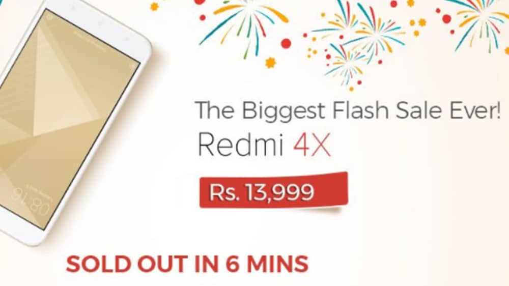The Biggest Flash Sale Redmi 4X