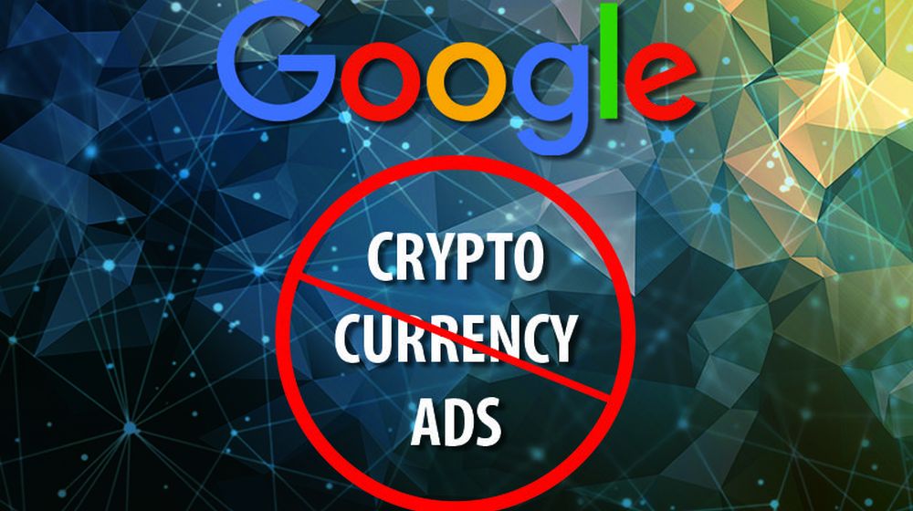 google banned crypto ads