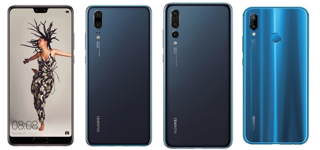 Huawei P20 Pro front and back look