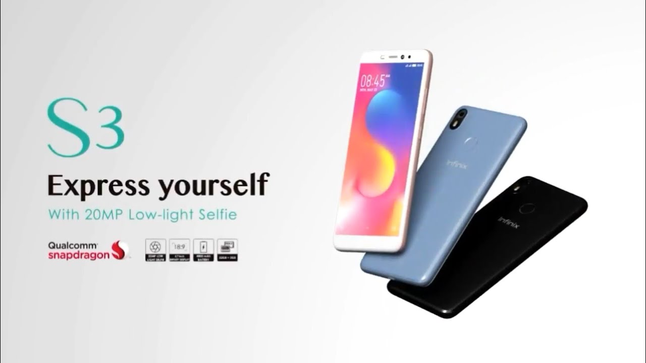 S3 in different colors with 20 MP low light selfie experience