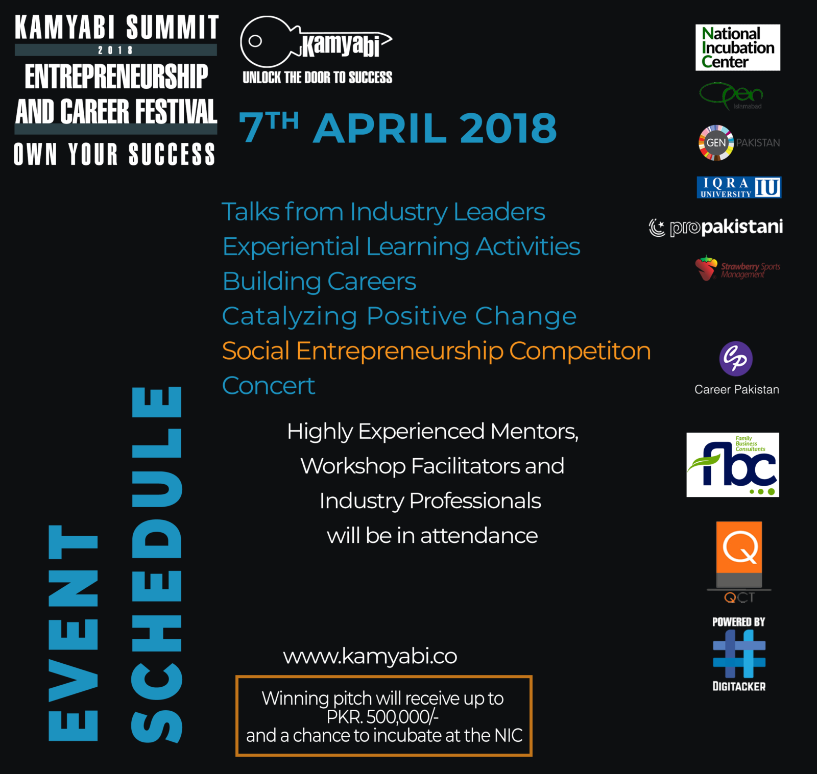 Kamyabi summit event schedule