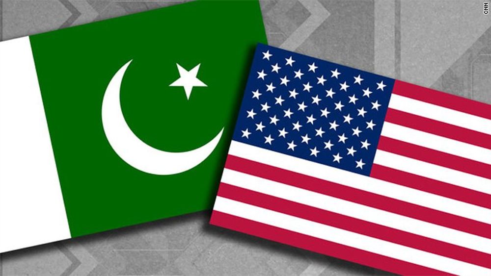 pakistan and us flag