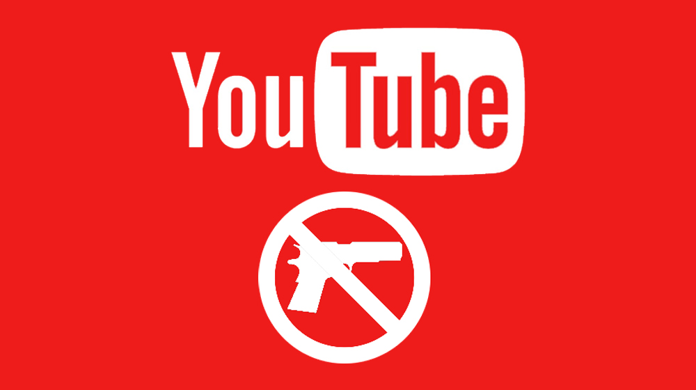 youtube banned guns videos