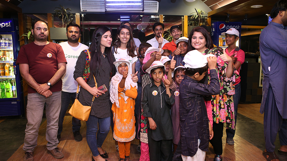 careem and i help with poor kids of hydrabad