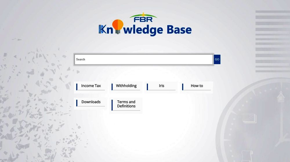 fbr knowledge base portal